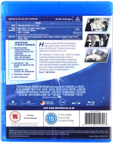 Enemy of The State (Wróg publiczny) [Blu-Ray]