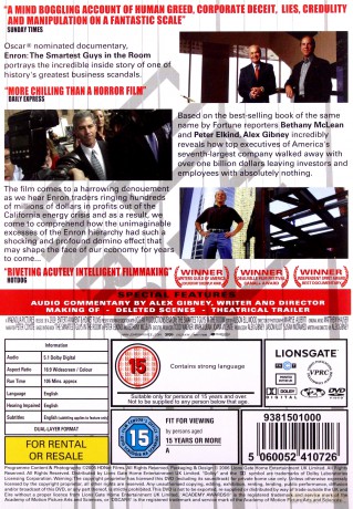 Enron The Smartest Guys In The Room [DVD]