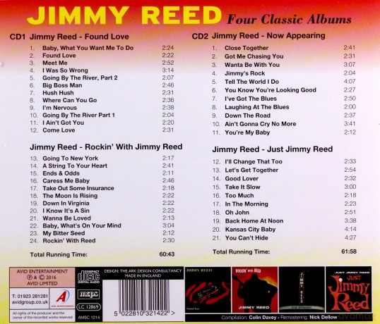 Jimmy Reed: Four Classic Albums [CD]