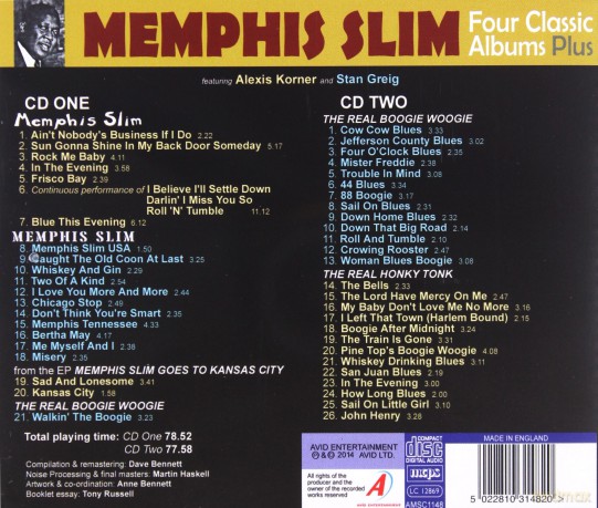 Memphis Slim: Four Classic Albums [CD]