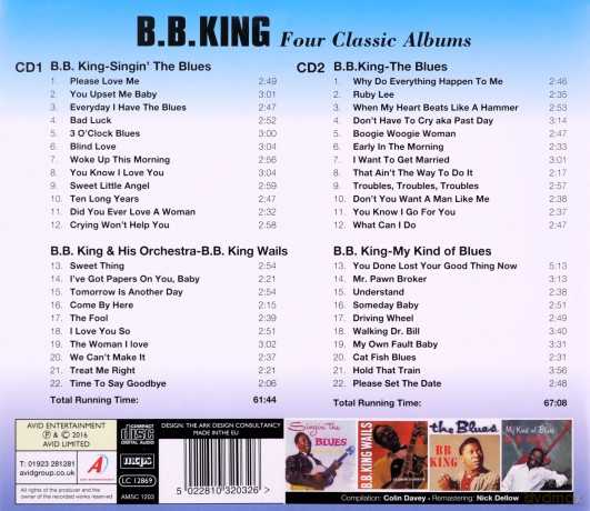 B.B. King: Four Classicalbums [2CD]