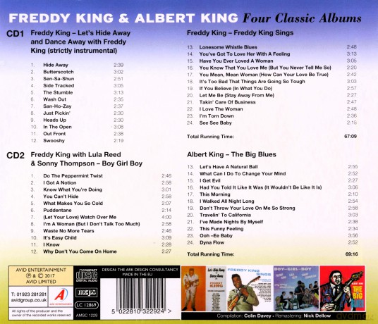 Oscar Pettiford: Freddy King/Albert King - Four Classic [CD]