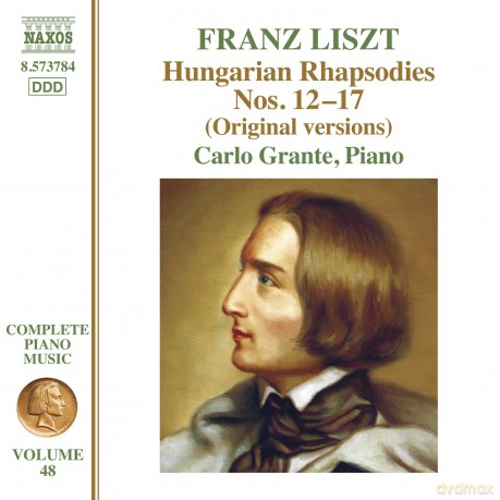 Carlo Grante: Franz Liszt: Piano Music. Vol. 48 - Hungarian Rhapsodies S.242 [CD]