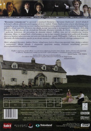 Rozważna i romantyczna [DVD] (Kolekcja Jane Austen BBC) 