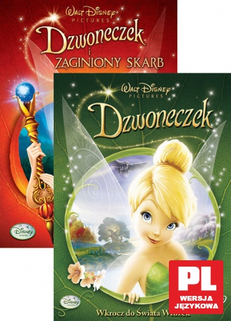 Dzwoneczek / Dzwoneczek i zaginiony skarb (Disney) Pakiet [2DVD]