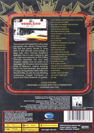 Phil Collins: NYC Going Back Live At Roseland Ballroom [DVD]