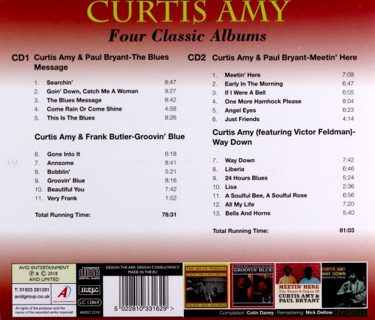 Amy Curtis: Four Classic Albums [2CD]