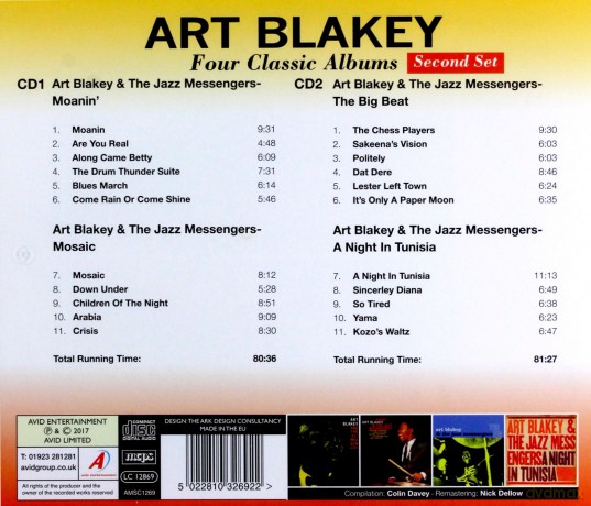 Art Blakey: Four Classic Albums [CD]