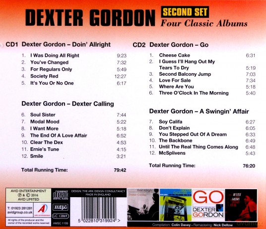 Dexter Gordon: Four Classic Albums [CD]