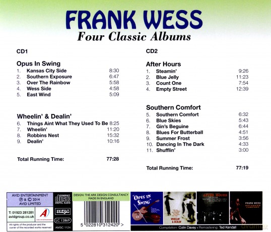 Frank Wess: Four Classic Albums [CD]