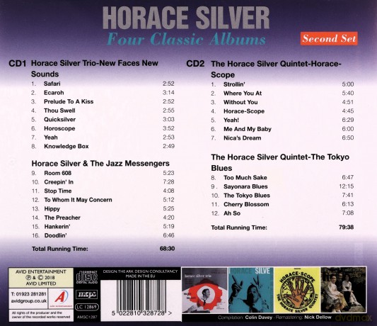 Horace Silver: Four Classic Albums [2CD]