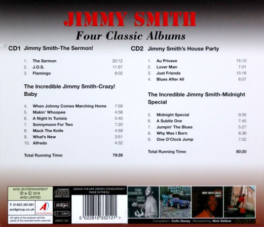 Jimmy Smith: Four Classic Albums [CD]