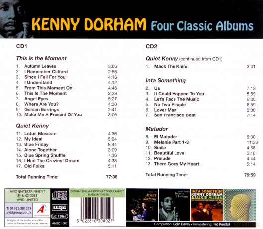 Kenny Dorham: Four Classic Albums [CD]