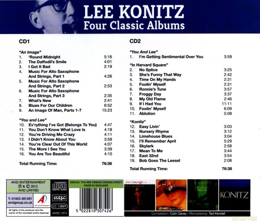 Lee Konitz: Four Classic Albums [CD]