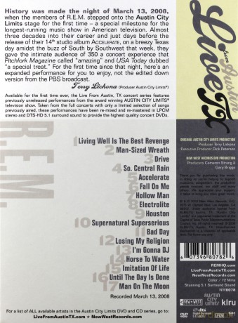 R.E.M.: Live From Austin Tx Digipak (digipack) [DVD]
