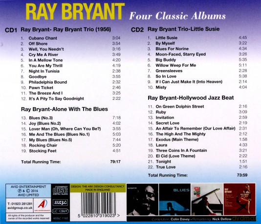 Ray Bryant: Four Classic Albums [CD]
