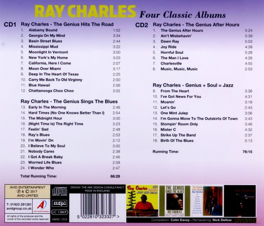 Ray Charles: Four Classic Albums [CD]