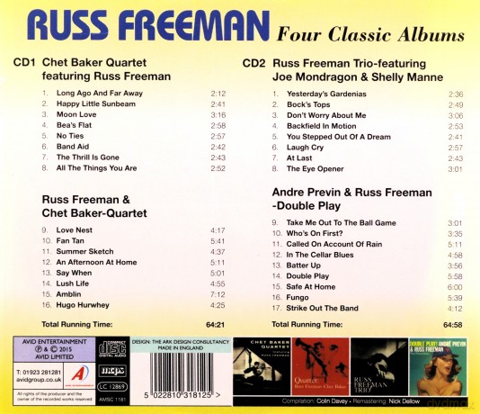Russ Freeman: Four Classic Albums [CD]