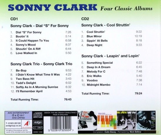 Sonny Clark: Four Classic Albums [CD]