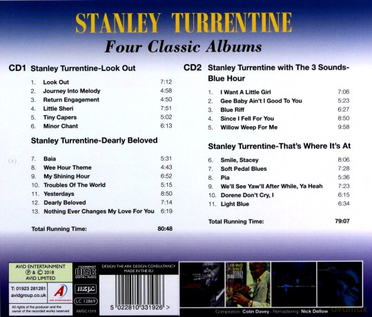 Stanley Turrentine: Four Classic Albums [CD]