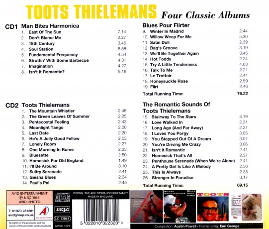 Toots Thielemans: Four Classic Albums [CD]