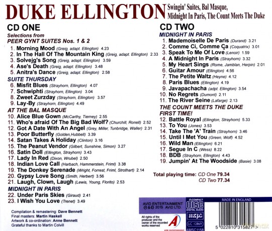 Duke Ellington: Four Classic Albums [2CD]