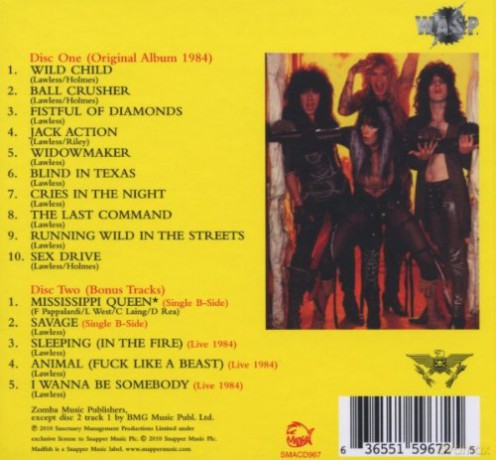 W.A.S.P.: The Last Command Deluxe Edition (digipack) [2CD]