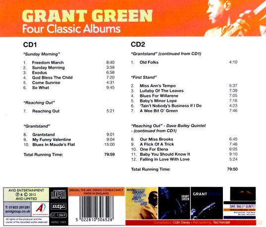 Grant Green: Four Classic Albums [2CD]
