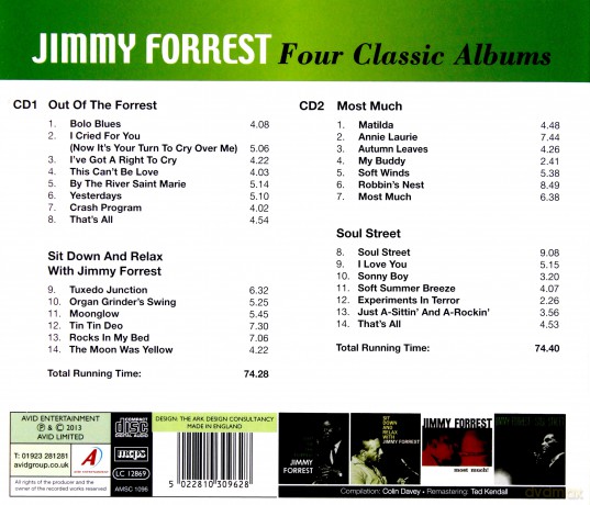 Jimmy Forrest: Four Classic Albums [2CD]