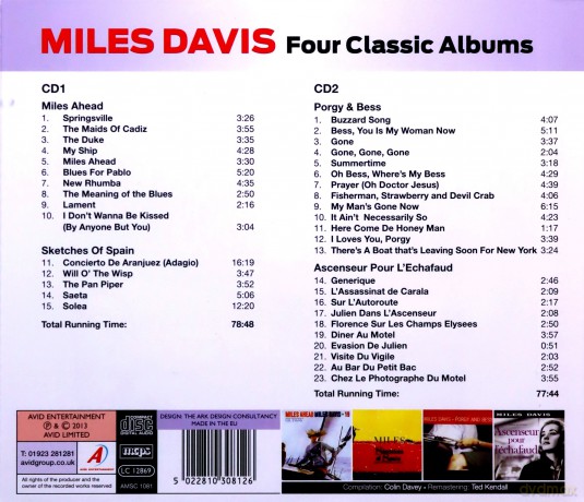Miles Davis: Four Classic Albums [2CD]