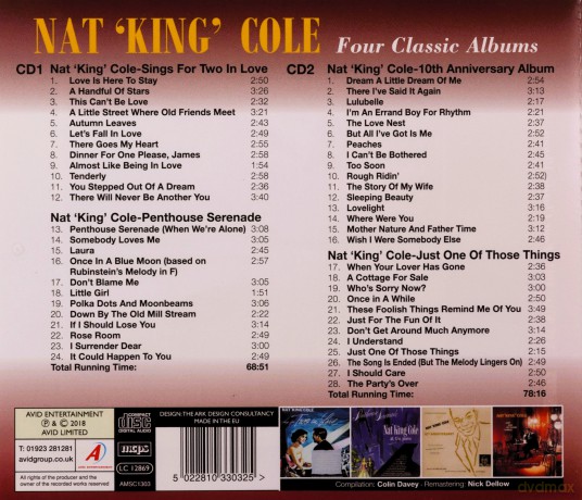 Nat King Cole: Four Classic Albums [2CD]