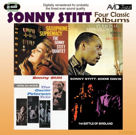Sonny Stitt: Four Classic Albums (Saxophone Supremacy / Personal Appearance / Sits In With The Oscar Peterson Trio / The Battle Of Birdland) [2CD]