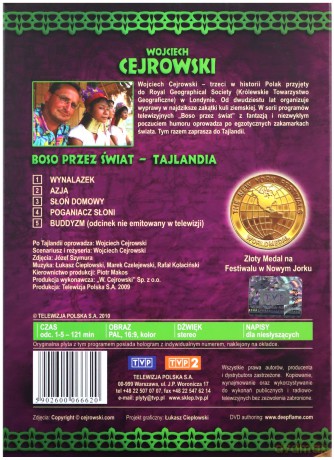 Boso przez Świat: Tajlandia - Wojciech Cejrowski [DVD]