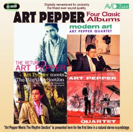 Art Pepper: Four Classic Albums (The Return Of Art Pepper / Modern Art / Art Pepper Meets The Rhythm Section / The Art Pepper Quartet) [2CD]