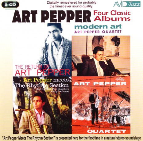 Art Pepper: Four Classic Albums (The Return Of Art Pepper / Modern Art / Art Pepper Meets The Rhythm Section / The Art Pepper Quartet) [2CD]