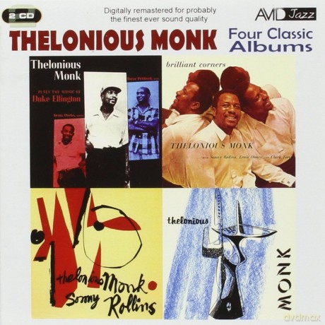 Thelonious Monk: Four Classic Albums (Thelonious Monk Plays The Music Of Duke Ellington / Thelonious Monk & Sonny Rollins / Brilliant Corners / Thelonious Monk) [2CD]