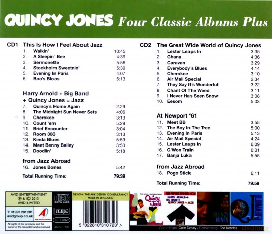 Quincy Jones: Four Classic Albums Plus [2CD]