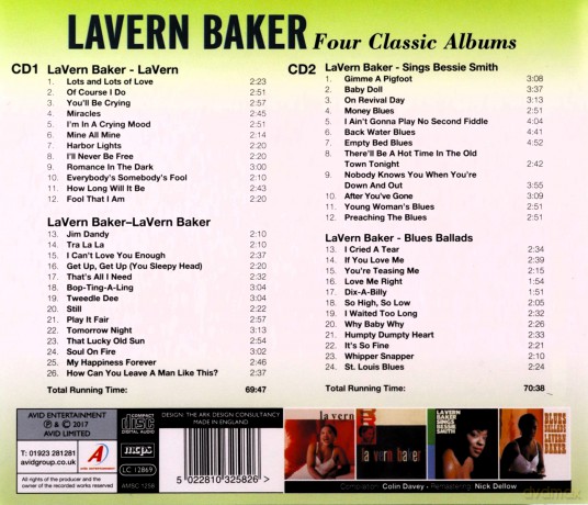 Lavern Baker: Four Classic [CD]