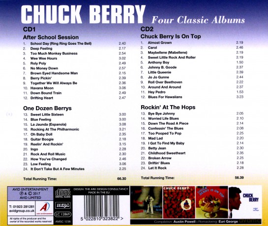 Chuck Berry: Four Classic Albums [CD]