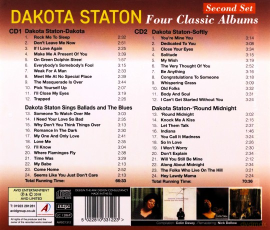 Dakota Staton: Four Classic Albums [CD]