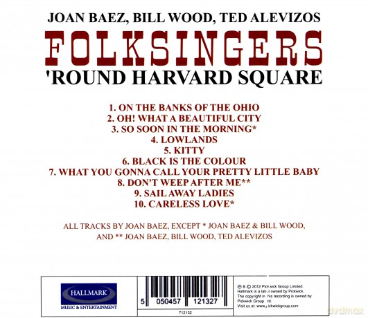 Joan Baez: Folksingers Round Harvard Square [CD]