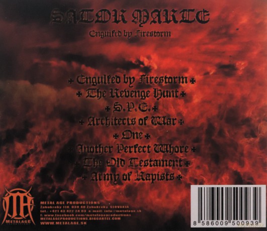 Sator Marte: Engulfed By Firestorm [CD]