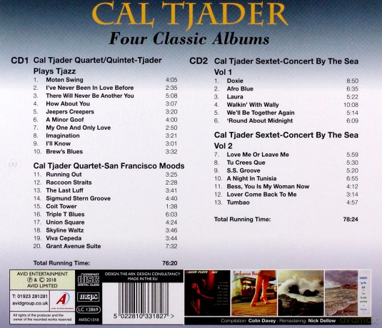 Cal Tjader: Four Classic Albums [CD]