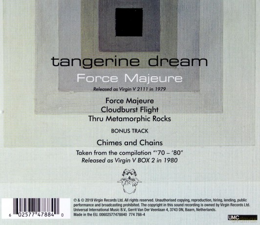 Tangerine Dream: Force Majeure [CD]