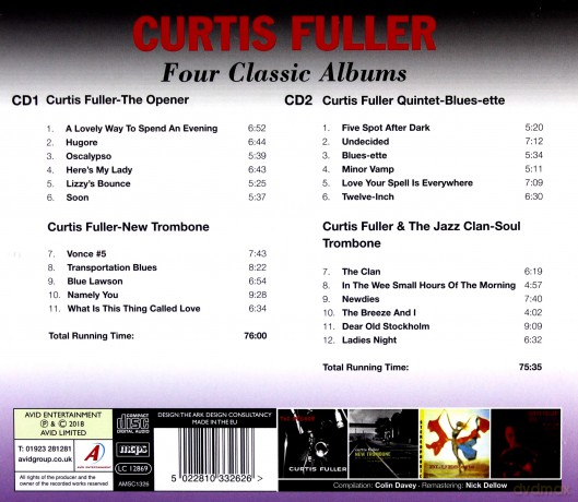 Curtis Fuller: Four Classic Albums [CD]