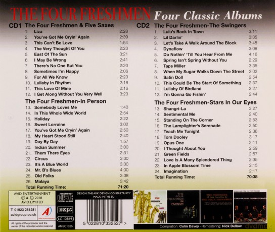 Four Freshmen: Four Classic Albums [CD]