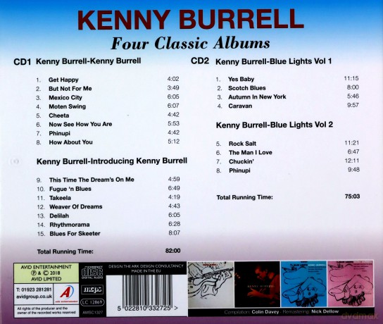Kenny Burrell: Four Classic Albums [CD]