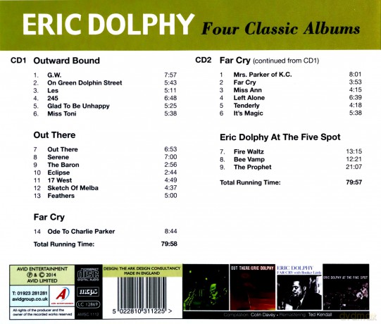 Eric Dolphy: Four Classic Albums [2CD]