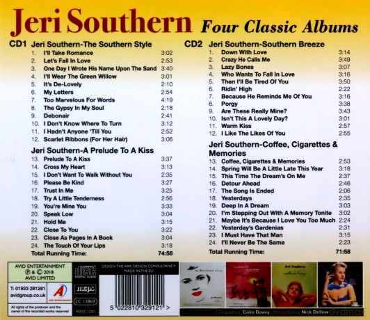 Jeri Southern: Four Classic Albums [2CD]
