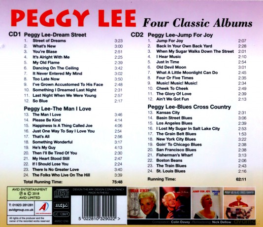 Peggy Lee: Four Classic Albums [2CD]